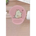 Karmat Damla, Pembe, Tatlı Oyuncak, Bilek Destekli Konforlu Mouse Pad, Ergonomik Bilgisayar Faresi Pedi, Bilgisayar Aksesaurı
