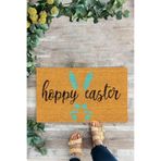 KARMAT Happy Easter İç ve Dış Kapı Önü Paspası, Dekoratif Kapı Önü Paspası renkli-45 x 70