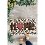 KARMAT Home, Taş Desenli, İç ve Dış Kapı Önü Dijital Baskı Paspas renkli-45 x 70