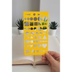 Karmelom Studio Bullet Journal Montessori Temel Şekiller Şablon Cetvel