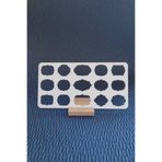 Karmelom Studio Bullet Journal Vintage Başlık Ve Desen Şablon Cetvel – Çizim Ve Etiket Yardımcısı