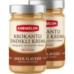Karmelon Şeker İlavesiz Proteinli Fındık Ezmesi 330 gr x 2 Adet