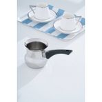 Karmen Çelik Cezve - 375 ml - Gümüş - Siyah