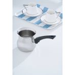 Karmen Çelik Cezve - 525 ml - Gümüş - Siyah