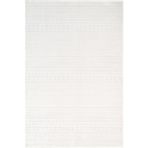 Karmen Halı Jade Jd015W Beyaz Halı İskandinav Desen Triko Akrilik Pamuk Tabanlı Kaymaz Salon Yatak Odası Halı,160 X 230