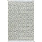 Karmen Halı Loop Lp004A Beyaz Halı Dekoratif Sisal Bukle Tozsuz Salon Halısı Yatak Odası Koridor,80 X 300