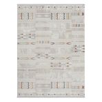 Karmen Halı Lotus 8573 Gri Halı Renkli İskandinav Desenli Modern İnce Akrilik Tozuaz Salon Yatak Odası Halısı,80 X 300