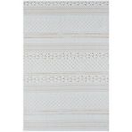 Karmen Halı Lotus Plus 08582a Beyaz Halı Bej Kilim Desenli Modern Ince Akrilik Tozuaz Salon Halısı Yatak Odası