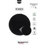 Karmen Halı Post Touch Th001s Siyah Halı Post Peluş Kürk Halı