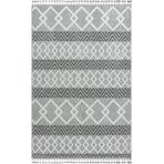 Karmen Halı Sümer Sm003A Gri Halı Iskandinav Desen Dekoratif Modern Tozuyok Salon Halısı Koridor,100 X 200