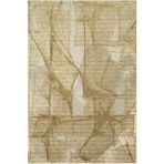 Karmen Halı Viskona Vk002S Sarı Halı Viskon Doğal Iplik Bambu Halı Tozu Az Salon Halısı Yatak Odası,160 X 230