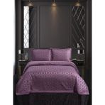 Karna Home Marvella Şönil Çift Kişilik Yatak Örtüsü - Mor - 240 x 260 cm