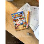 Karne Hediyesi 10 Set Ayıcık Desenli Görünmez Kalem ve Tebrik Kartı