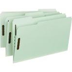 Karokstore 100 Geri Dönüşümlü Baskı Panosu Bağlantı Elemanı Dosya Klasörü, 2 Bağlantı Elemanı, 1/3 Kesimli Tab, 1 "genişletme, Yasal Boyut, Gri/yeşil, Kutu Başına 25 (20003) - Standart