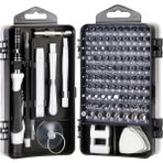 Karokstore 115 Parça Tornavida ve Onarım Seti – Telefon, Saat, Gözlük ve Elektronik Cihazlar Için Çok Amaçlı Hassas Onarım Aletleri, Ergonomik Saplı, Krom Vanadyum Çelik | TTS-115 - standart