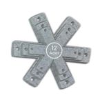 Karokstore 12 Adet Tencere Tava Koruyucu Düzenleyici Çizilme Önleyici Set (Gri)