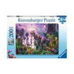 Karokstore 128921 Dinozorlar Çocuk Puzzle, 200 Parça