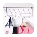 Karokstore 12'li Kapı Arkası Metal Askı,amerikan Kapı Arkası Askılık,banyo,mutfak,yatak Odası Için Kapı Arkasına Takılan Krom Askı (1) - Standart
