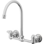 Karokstore 3190-40-CH-BC-Z Iki Saplı Yüksek Ark Duvara Monte Mutfak Bataryası - standart