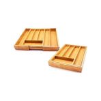 Karokstore 7 Bölmeli Bambu Kaşıklık Antibakteriel Çekmece Içi Düzenleyici Organizer