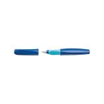 Karokstore 814737 Dolma Kalem Twist Yay M, Derin Mavi, 1 Kartuş Dahil, 1 Adet - Standart