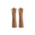 Karokstore Akasya Komple Ahşap Gövdeli Tuz Karabiber Değirmeni Baharat Öğütücüsü 21 cm - 2 Adet - 396