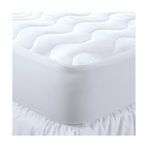 Karokstore Ave Kapitone Fitted Su Sıvı Geçirmez Yatak Koruyucu Alez, Beyaz, 80X180CM