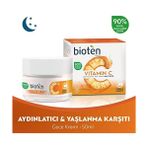 Karokstore Bioten Vitamin C Aydınlatıcı & Yaşlanma Karşıtı Gece Kremi 50 ml