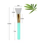 Karokstore Buffer® 2li Silikon Temizlemesi Kolay Kullanılabilen Yüz Cilt Bakımı Maske ve Krem Spatulası - standart