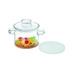 Karokstore Cam Tencere (Saklamak Için Kapak ve Hediyeli) Kapasite 2,00 Lt 170X125 mm - standart