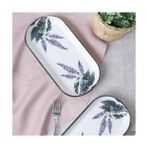 Karokstore Çiçek Bahçesi Noyan Kayık Tabak 28 cm 2 Adet 18939 - standart