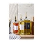 Karokstore Damlatmaz Yağdanlık – Zeytinyağı Şişesi, Sıvı Yağlık, Cam Yağ Şişesi, Kitap Yağ Kabı, Mutfak Için Kullanışlı Yağlık, Sızdırmaz Pratik Cam Yağlık Modeli (, 500 Ml) - standart