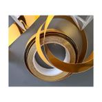 Karokstore Dekoratif Pvc Bant Altın 3cm x 10 Metre, Dekorasyon Bandı, Mobilya, Kapı ve Duvar Süsü - standart