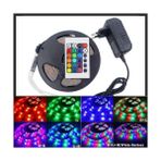 Karokstore Dış Mekan Su Geçirmez Rgb LED Şerit - 5 mt Kumandalı ve Trafolu Set