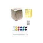Karokstore Dsh Doğal Seramik Hamuru 2 kg Seramik Hamuru Seti, Kil Çamuru Ebeşuar, Oyun Hamuru Seti, Havayla Kuruyan Kil Çamur Seramik- Beyaz