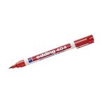 Karokstore Edding 404 Permanent Markör - Kırmızı - 1 Kalem - 0,75 mm Ince Yuvarlak Uç, Suya Dayanıklı - Standart