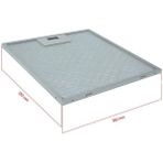 Karokstore Esty 2240 Lx6 26,2X25,3 cm Aspiratör Davlumbaz Alüminyum Yağ Filtresi 4 Kat Kaliteli Filtrasyon, 2 Adet