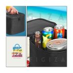 Karokstore Figiza 8 Litre Termos Çanta – Isı Yalıtımlı Termal Yemek ve Içecek Taşıma Çantası, & Soğuk Koruma, Piknik, Kamp, Ofis, Seyahat ve Araç Kullanımı Için Uygun, Sızdırmaz ve Silinebilir (Siyah) - standart