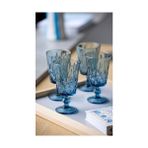 Karokstore Glas Sorrento Şarap Kadehi 29 cl 4 Adet Mavi