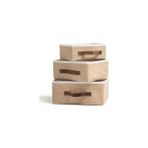 Karokstore Jüt Dolap Içi Organizer Takı, Makyaj, Banyo, Ofis Düzenleyici Saklama Kutusu Organizer 35X26X15 cm