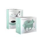 Karokstore Kapaklı Yapışmaz Derin Tencere 24 cm ve Kızartma Tavası 24 cm Green - standart