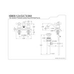 Karokstore KB601AX Metal Çapraz Saplı ve Açılır Pencereli Çaydanlık Musluğu, Parlak Krom, 4-1/2 "emzikli Erişim