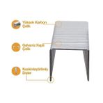 Karokstore KBZ208 8mm 2500 Adet 200 Serisi Ağır Hizmet Tipi Zımba Teli - Standart