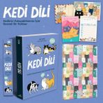 Karokstore Kedi Dili - Kedinizi Anlayabilmeniz Için Resimli Bir Rehber - Lili Chin - Kartpostal - Ayraç - Aşı Kartı ve Sevimli Kulaklar Planlama Defteri