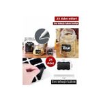 Karokstore Life 25 Adet Kavanoz Baharat Kalemli Etiketi MIT1102 - Standart