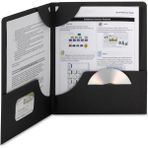 Karokstore Lockit® Iki Cepli Ağır Klasör, Mektup Boyutu, Siyah, Kutu Başına 25 (87981) - Standart