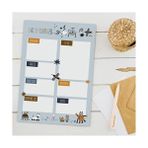 Karokstore Masaüstü Planlayıcı Set - Haftalık, Günlük Planlayıcı - 50 Sayfa Tarihsiz Alışveriş, Iş Listesi, Görev, Yapılacaklar, Çalışma Planı Için To Do - 3 Parça - Bilim Serisi - Standart