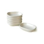 Karokstore Mat Beyaz Noyan Çerezlik 11 cm 6 Adet 022 - standart