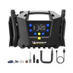 Karokstore MC34259 11.1VOLT/2.5AH. Li-Ion 120PSI Ayarlanabilir Dijital Basınç Göstergeli Şarjlı Lastik & Yatak Şişirme Pompası - standart