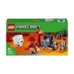Karokstore Minecraft Nether Geçidi Pususu 21255-8 Yaş ve Üzeri Oyunları Seven Çocuklar Için Yaratıcı Oyuncak Yapım Seti (352 Parça) - standart